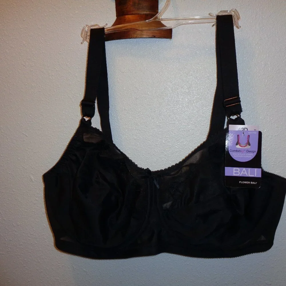 BALI Comfort-U Flower Full-Figure Bra 0180 42D